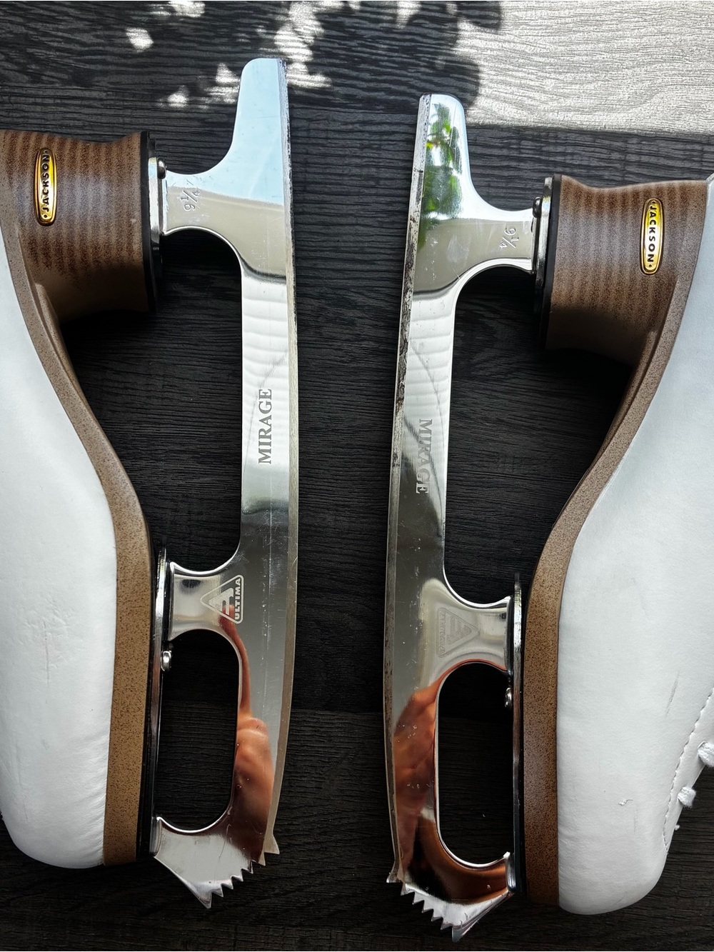Jackson Elle FS2130 Figure Skates 5W Wide Ultima Mirage Blades Swarovski w/ box - Picture 5 of 16